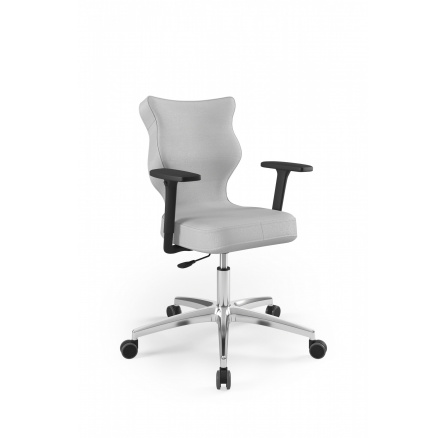 Kancelárske otočné kreslo PERTO PLUS , leštený hliník Vega 03 veľkosť 6