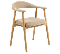 Stolička Addi béžová/dub Danny béžová 3