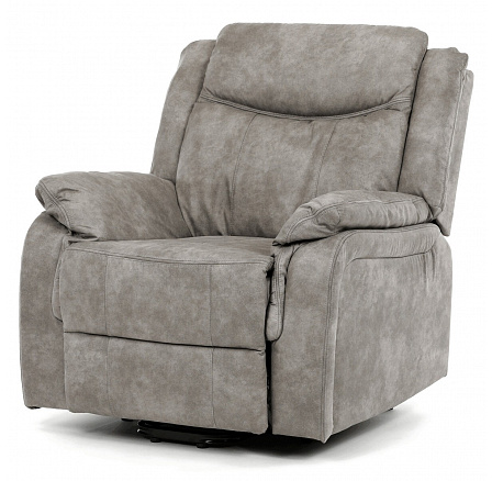 Polohovací křeslo, elektrické zabudované ovládání, šedá, látka vintage, TV-Q8668 GREY3 Polohovací křeslo, elektrické zabudované ovládání, šedá, látka vintage, TV-Q8668 GREY3
