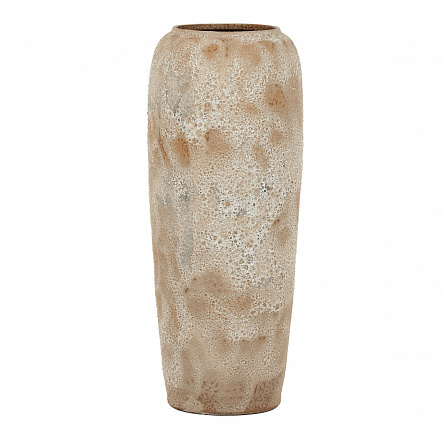 Váza keramická - výška 90 cm, světle béžová Váza keramická - výška 90 cm, světle béžová