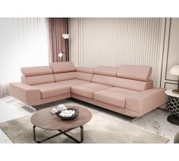 Rohová sedacia súprava MILANO II prírodná koža - prírodná koža - voliteľná farba, ľavá