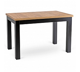 Rozkladací stôl SKUBI 120-160 cm Dub Craft/Čierny