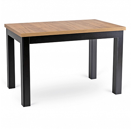Rozkladací stôl SKUBI 120-160 cm Dub Craft/Čierny
