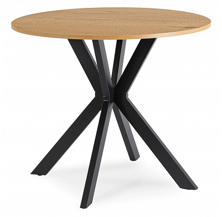 Stôl LAUREN 90 cm Dub Zlatý/Čierny