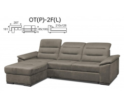 Rohová sedacia súprava EXCLUSIVE OT(P)-2F(L)