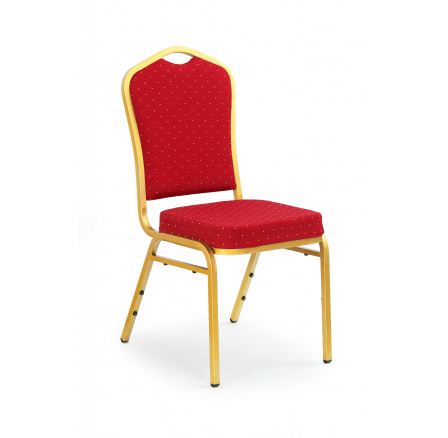 Jedálenská stolička K66, červená