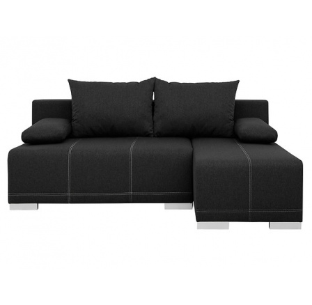 Rohová sedacia súprava BIRU LUX 2DL.RECMU, Denver 21 čierna 