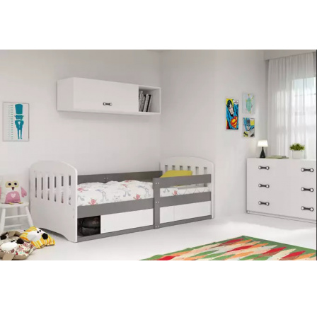 Detská posteľ CLASSIC bez matraca, Grafit