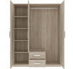Šatní skriňa TAMINA 3D2S, Dub Sonoma