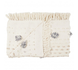 Koc/ Prehoz Tuffo 125x150cm krémový