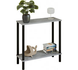 Konzola Claro 80x30 cm - rôzne farby na výber - Svetlý Betón, Matná čierna