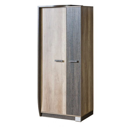 Šatní skriňa ROMERO R1-Ľavá, dub canyon/Arusha