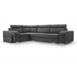 Rohová sedacia súprava Alvin L Lincoln 90 sivá