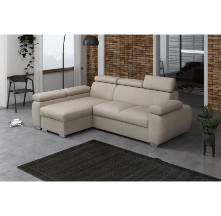 Rohová sedacia súprava Bodie ľavá béžová