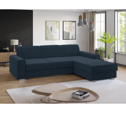 Rohová sedacia súprava Lubor P tmavomodrá