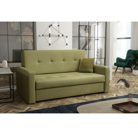 Zelené rozkladacie kreslo Vivian Mel III