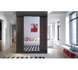 Šatní skriňa CAMILA III 150, Choco