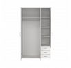 Šatní skriňa SID 3d3s (70409), Biela