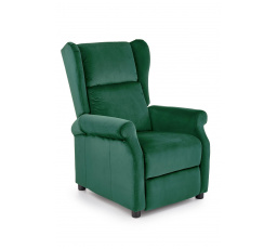 Polohovacie kreslo AGUSTIN 2, tmavozelená