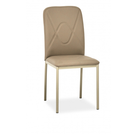 H-623 (H623CB) jedálenská stolička - tmavá.béžová farba./ekokoža tmavobéžová kolekcia (S)- (K150-Z)