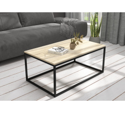 Konferenčný stolík NARISA 100x60 Čierny+Sonoma