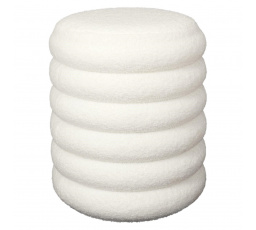 Pufa Freya s úložnou funkciou biela