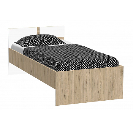 Posteľ APETITO 12, Dub/Biela