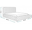Postel B15 R 160x200, Kronos 12