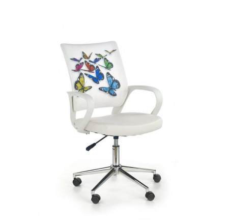 Detská stolička IBIS Butterfly/ biela