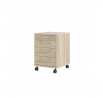 Písací stôl OFFICE 80400/35, Dub sonoma/Silver grey