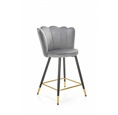 Barová stolička H106, sivá