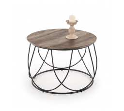 Konferenčný stôl NUBIRA, orech/čierny