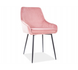 Jedálenská stolička ALBI Velvet, staroružová Velvet 92
