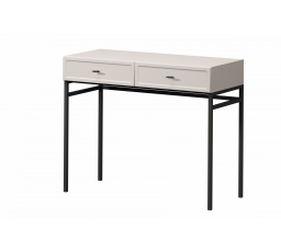 LORINI TOALETKA 100 2SZ - kašmír / čierny T-bar / čierny rám