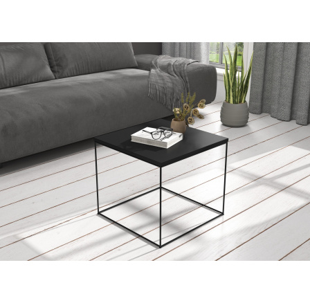 Konferenčný stolík ELENA 50x50 Čierny+Čierny