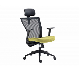 Kancelárske kreslo Q-328H, Čierna/Zelená