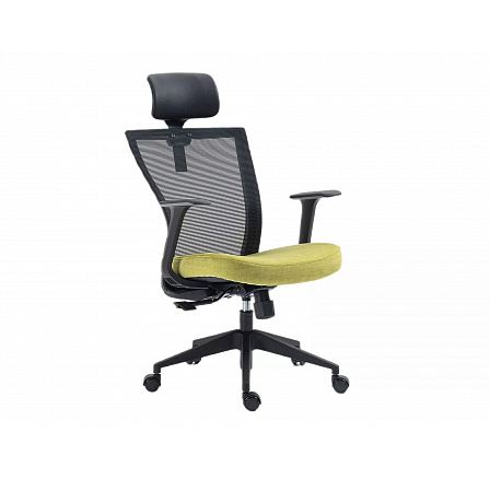 Kancelárske kreslo Q-328H, Čierna/Zelená