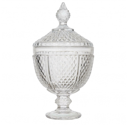 Sklenená bonboniéra Diamond 31 cm Sklenená bonboniéra Diamond 31 cm