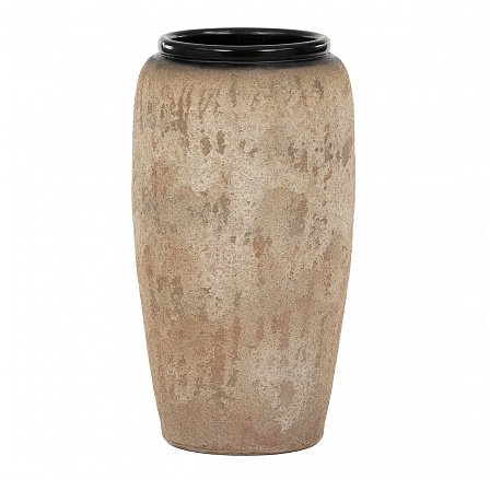 Váza keramická - výška 70 cm, béžovo-šedá Váza keramická - výška 70 cm, béžovo-šedá