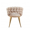 Stolička velvet béžová K20-FXJG G