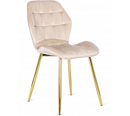 Stolička LUCKY Krémová Zamatová