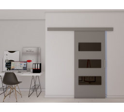 Posuvné dvere STANDART E90, sivé