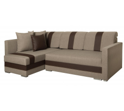 Rohová sedacia súprava Alba L Inari 26/Eko hnedá