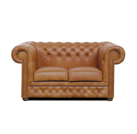 Pohovka Chesterfield Lord 2 koža koňak Pohovka Chesterfield Lord 2 koža koňak