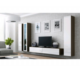 Obývacia stena VIGO 2 - latte-biela