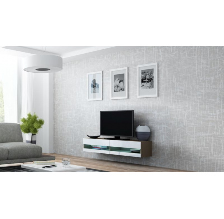 TV komoda VIGO NEW 140, latte / biely lesk TV komoda VIGO NEW 140, latte / biely lesk