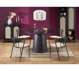 Jedálenský stôl GINTER, čierna