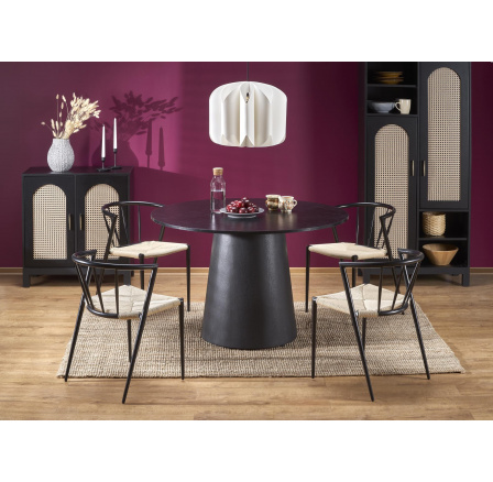 Jedálenský stôl GINTER, čierna