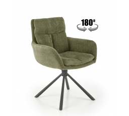 Jedálenská otočná stolička K495, Olivová/Čierna