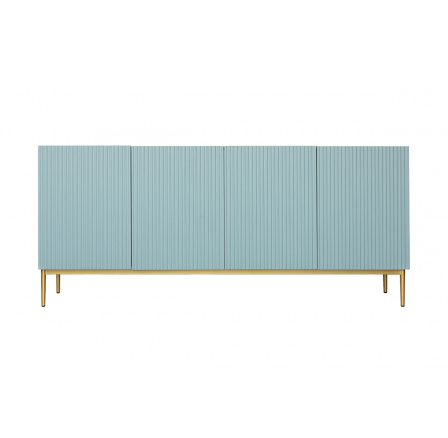 Komoda Nicole, MDF šalvia / zlaté nožičky Komoda Nicole, MDF šalvia / zlaté nožičky